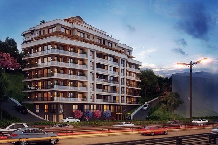 Luxury 1 Bedroom Apartments for sale in Kuleli Evleri konaklari Bomonti Sisli Istanbul